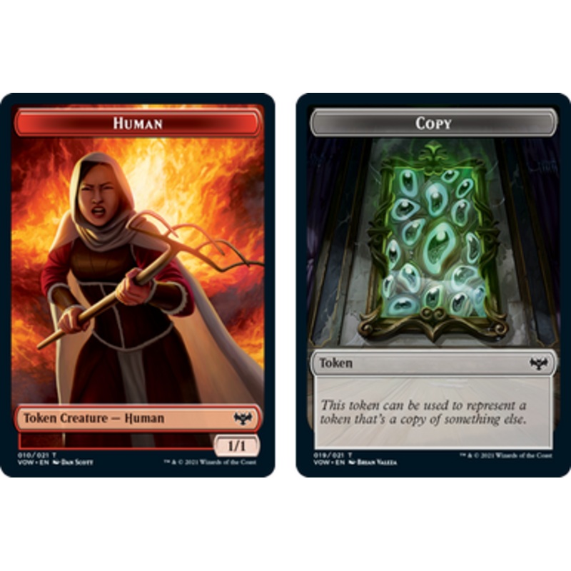 Innistrad: Crimson Vow - Human (#10) // Copy Token (foil) | Innistrad: Crimson Vow