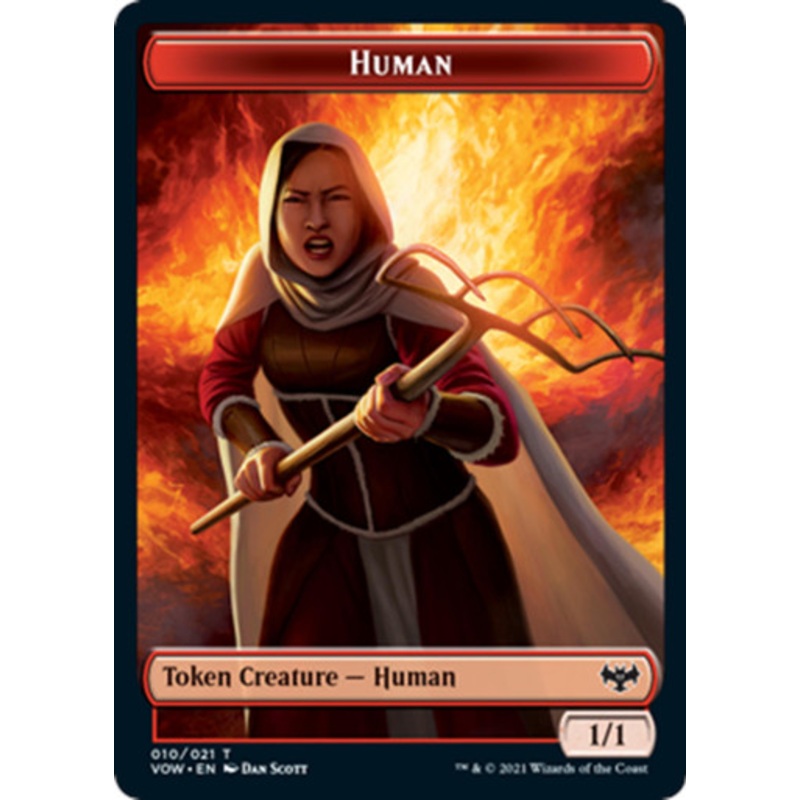 Innistrad: Crimson Vow - Human Token (#10)
