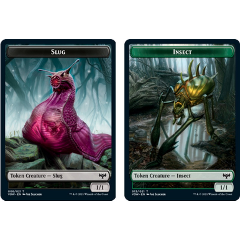 Innistrad: Crimson Vow - Slug // Insect Token (foil) | Innistrad: Crimson Vow