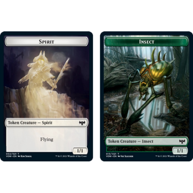 Innistrad: Crimson Vow - Spirit (#2) // Insect Token (foil) | Innistrad: Crimson Vow