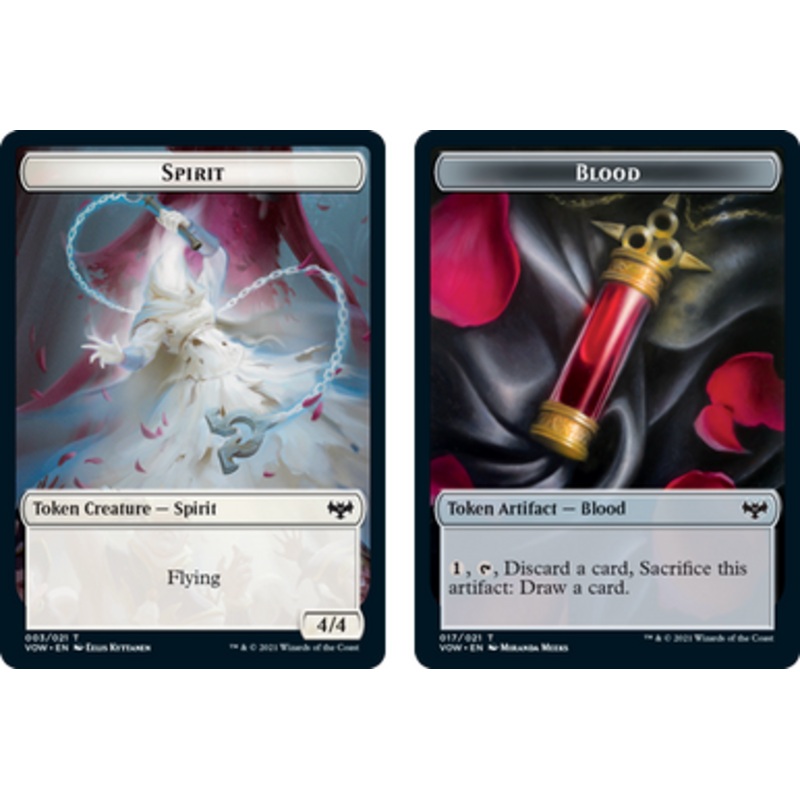 Innistrad: Crimson Vow - Spirit (#3) // Blood Token (foil) | Innistrad: Crimson Vow