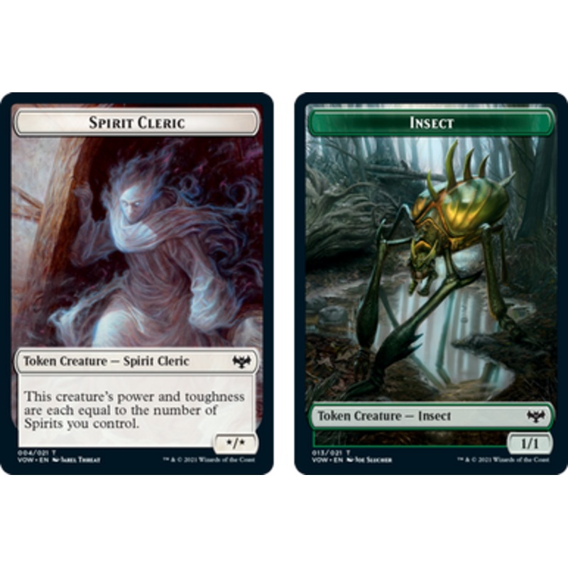 Innistrad: Crimson Vow - Spirit Cleric // Insect Token (foil) | Innistrad: Crimson Vow