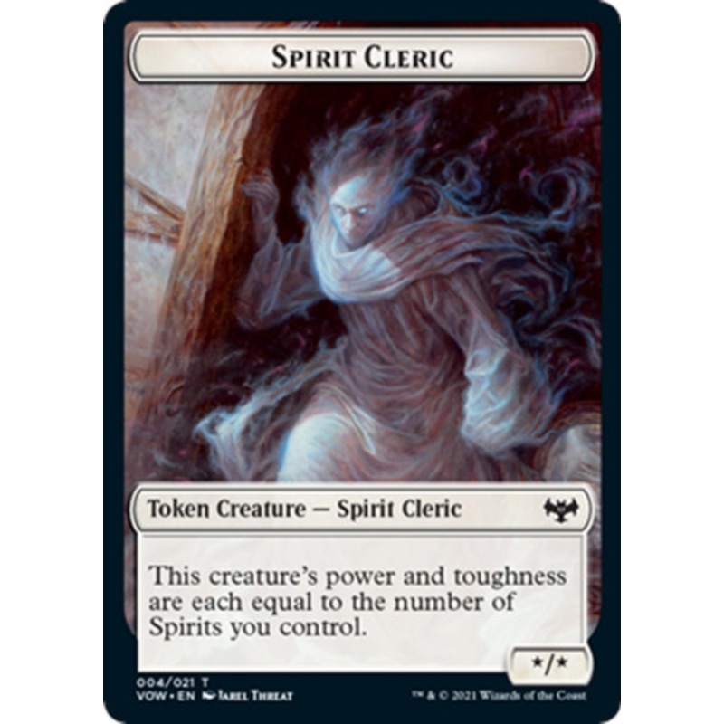 Innistrad: Crimson Vow - Spirit Cleric Token | Innistrad: Crimson Vow