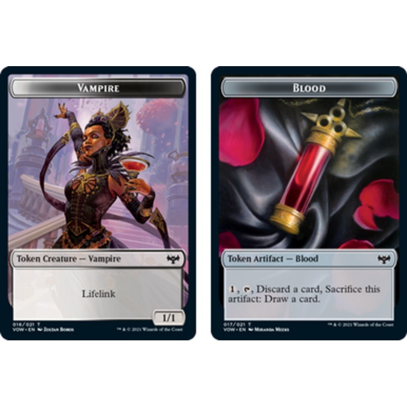 Innistrad: Crimson Vow - Vampire (#16) // Blood Token (foil) | Innistrad: Crimson Vow