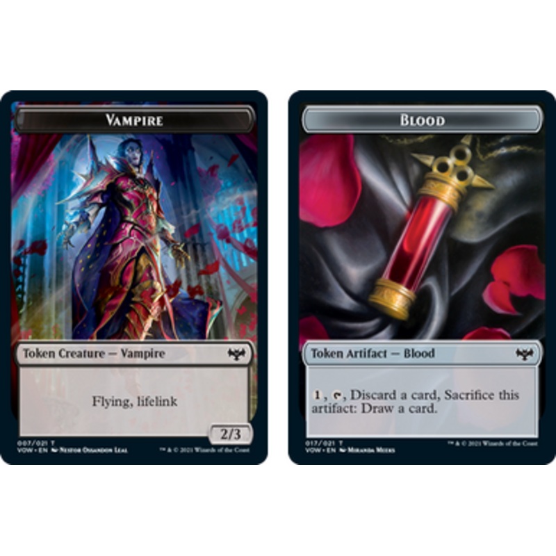 Innistrad: Crimson Vow - Vampire (#7) // Blood Token (foil) | Innistrad: Crimson Vow