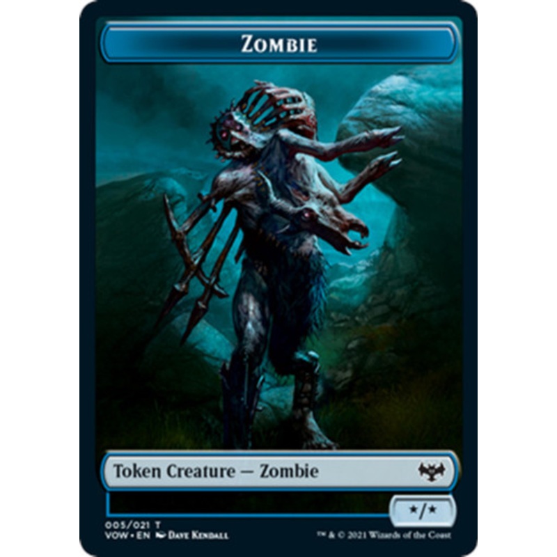 Innistrad: Crimson Vow - Zombie Token (#5) | Innistrad: Crimson Vow