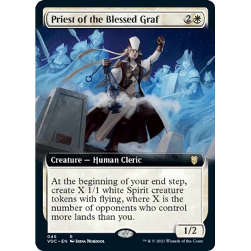 Priest of the Blessed Graf (Extended Art) | Innistrad: Crimson Vow Commander