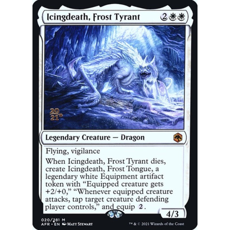 Icingdeath, Frost Tyrant (Adventures in the Forgotten Realms Prerelease foil) | Adventures in the Forgotten Realms