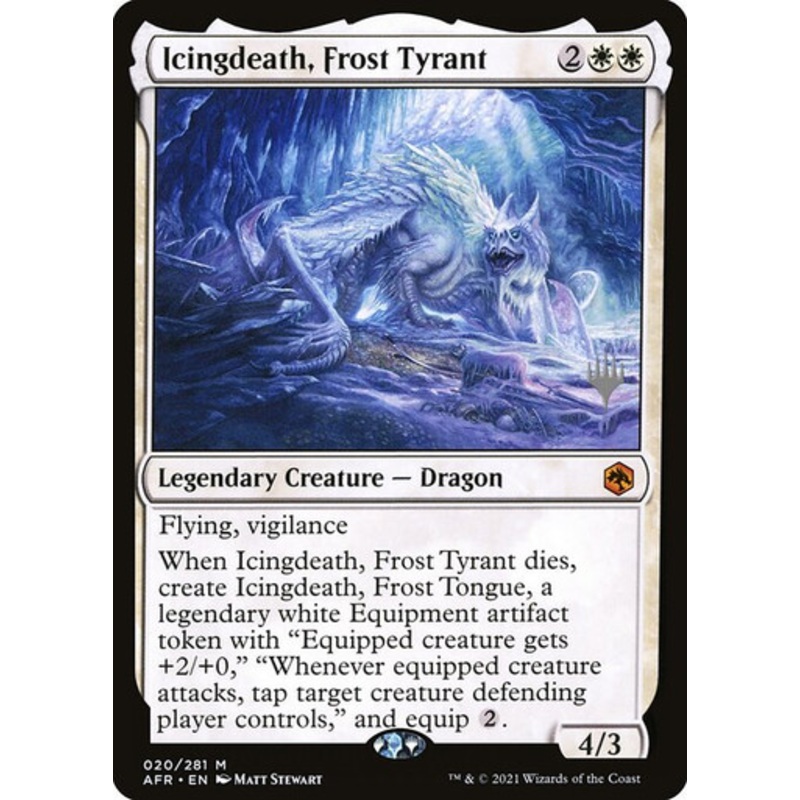 Icingdeath, Frost Tyrant (Promo Pack foil) | Adventures in the Forgotten Realms