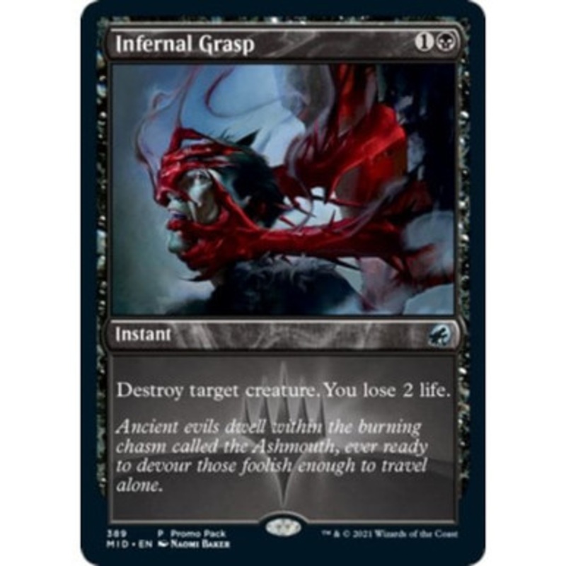 Infernal Grasp (Promo Pack Non-foil) | Innistrad: Midnight Hunt