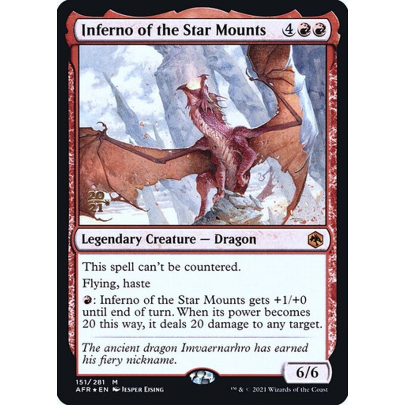 Inferno of the Star Mounts (Adventures in the Forgotten Realms Prerelease foil) | Adventures in the Forgotten Realms