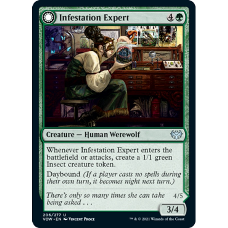 Infestation Expert // Infested Werewolf | Innistrad: Crimson Vow