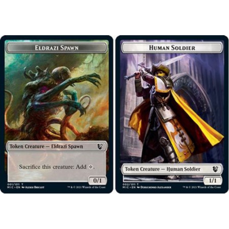 Innistrad: Midnight Hunt Commander - Eldrazi Spawn / Human Soldier Token | Innistrad: Midnight Hunt Commander