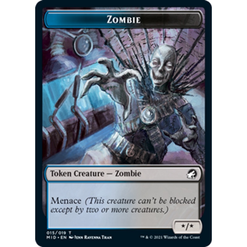 Innistrad: Midnight Hunt - Zombie Token #15 | Innistrad: Midnight Hunt