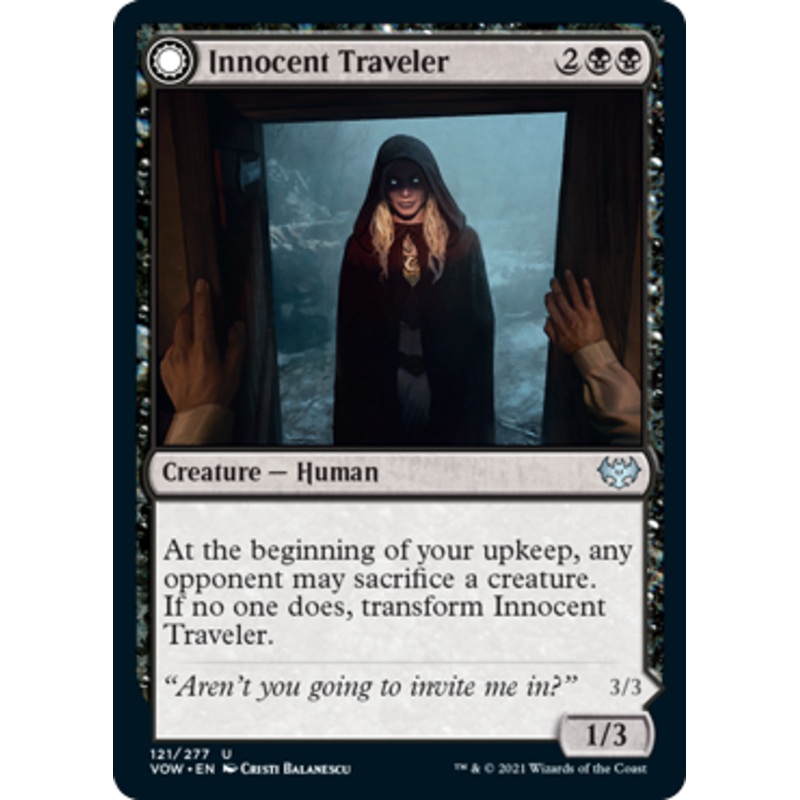 Innocent Traveler // Malicious Invader | Innistrad: Crimson Vow