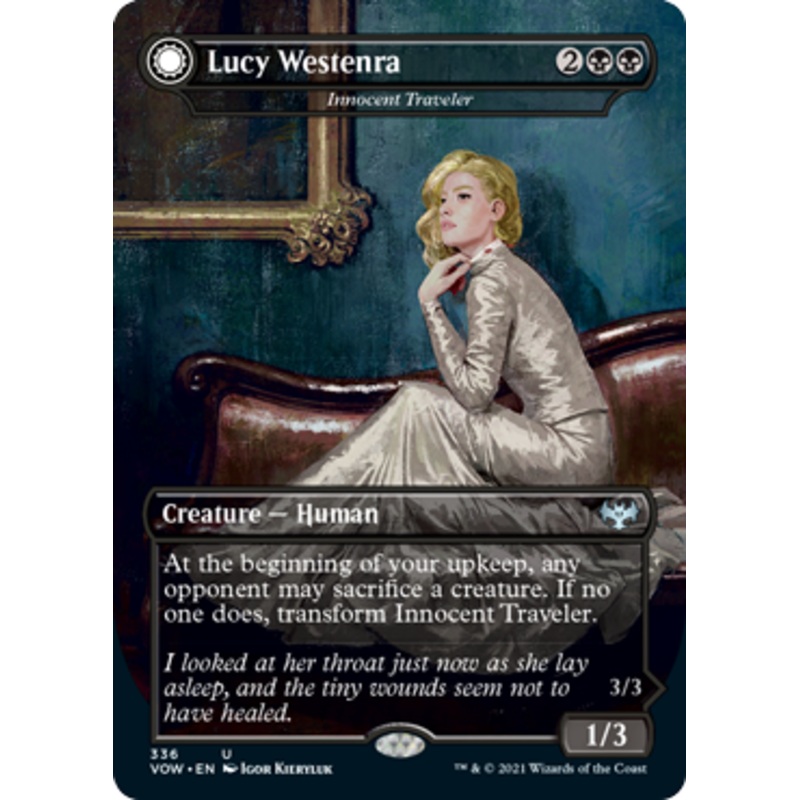 Innocent Traveler // Malicious Invader [Lucy Westenra] (Dracula Series) (foil)
