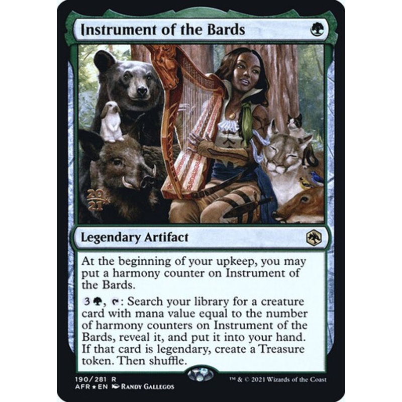 Instrument of the Bards (Adventures in the Forgotten Realms Prerelease foil) | Adventures in the Forgotten Realms