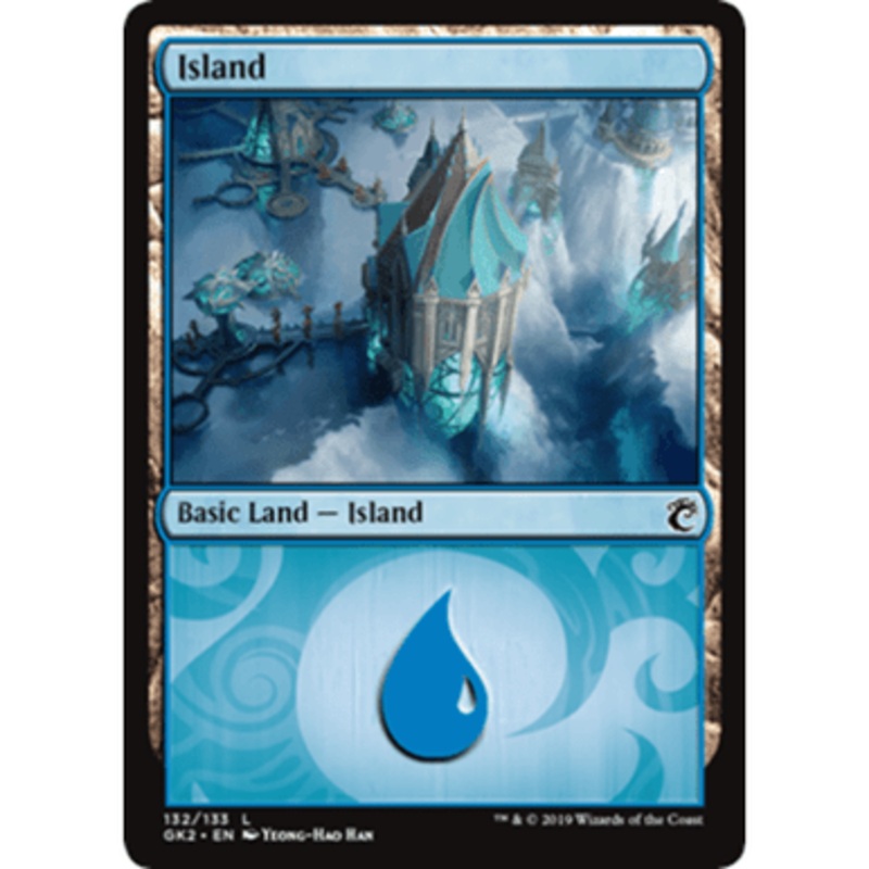 Island (#132) Simic Guild Kit - Island | Ravnica Allegiance Guild Kits
