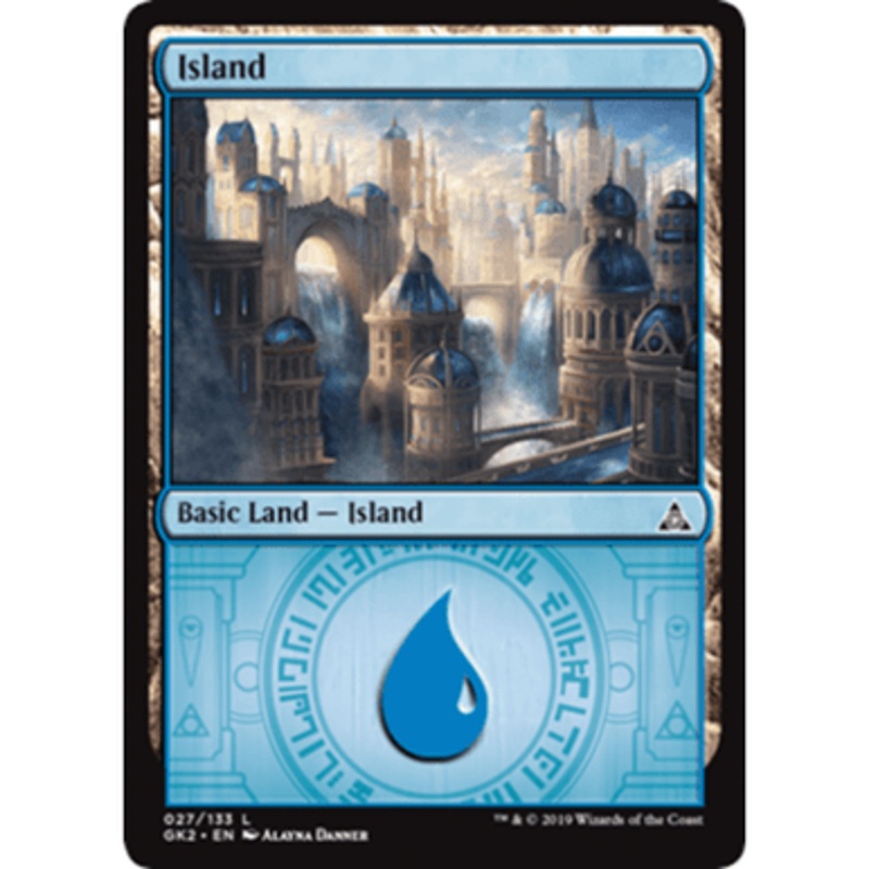 Island (#27) Azorius Guild Kit - Island
