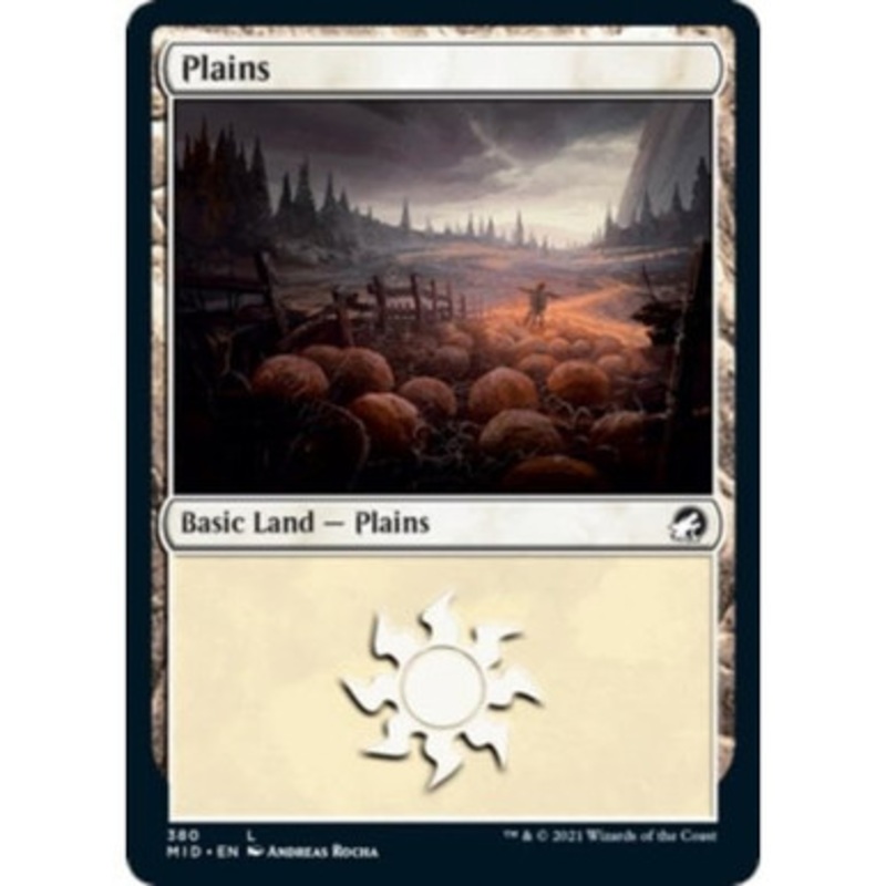 Plains (#380) (foil) | Innistrad: Midnight Hunt