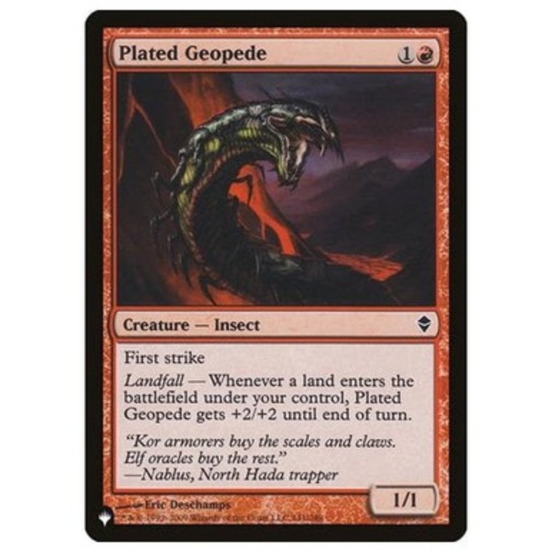 Plated Geopede (The List Reprint) | Zendikar