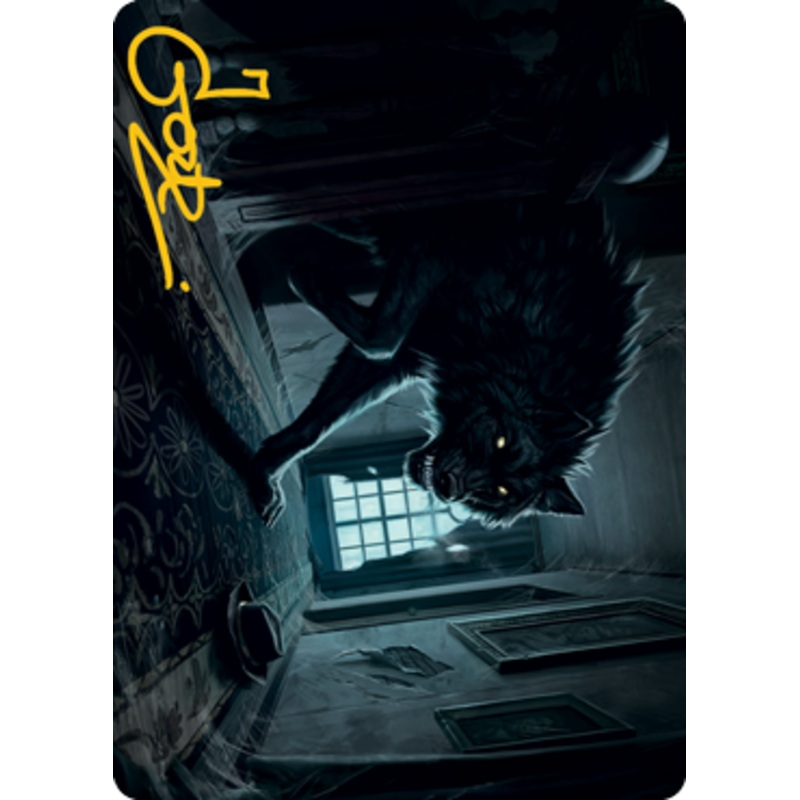 Primal Adversary Art Card (Gold Signature) | Innistrad: Midnight Hunt