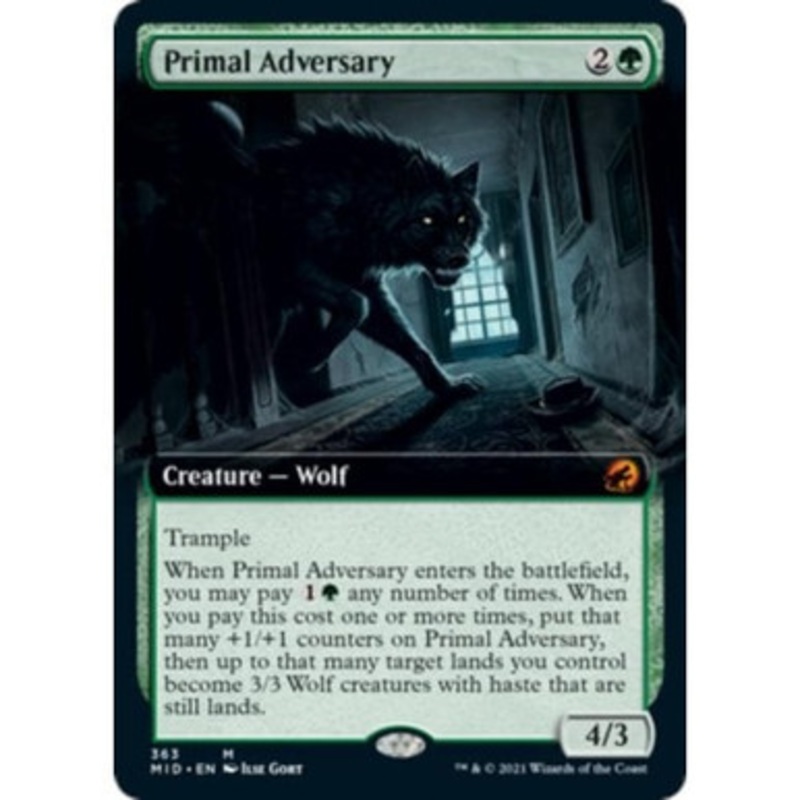 Primal Adversary (Extended Art) | Innistrad: Midnight Hunt