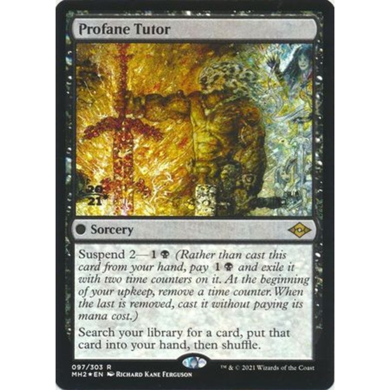 Profane Tutor (Modern Horizons 2 Prerelease foil) | Modern Horizons 2