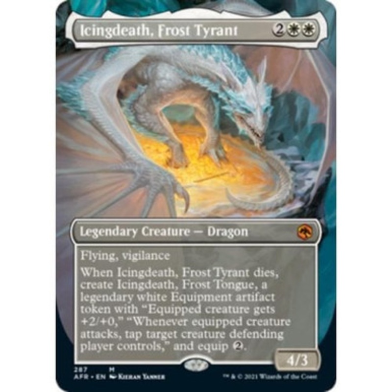 Icingdeath, Frost Tyrant (Borderless Art) (foil)