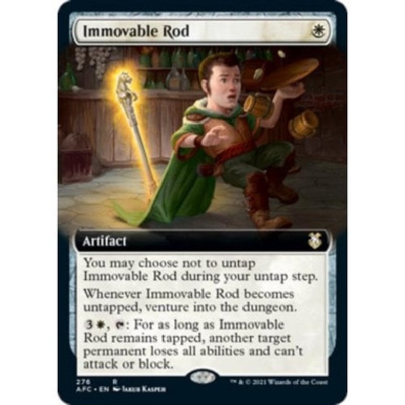 Immovable Rod (Extended Art) | Adventures in the Forgotten Realms Commander