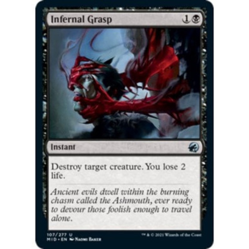 Infernal Grasp (foil) | Innistrad: Midnight Hunt