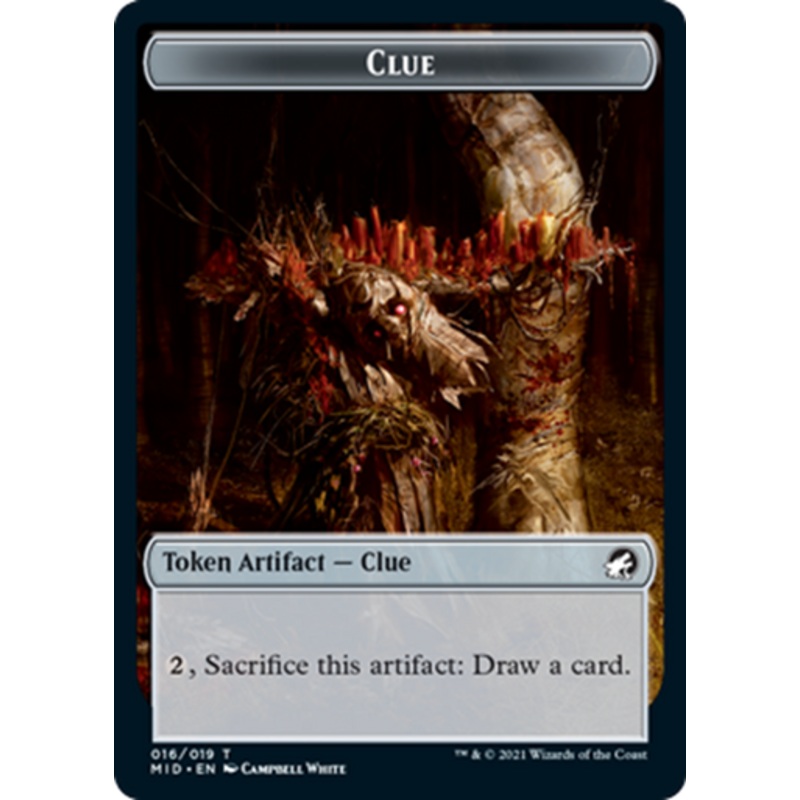Innistrad: Midnight Hunt - Clue Token | Innistrad: Midnight Hunt