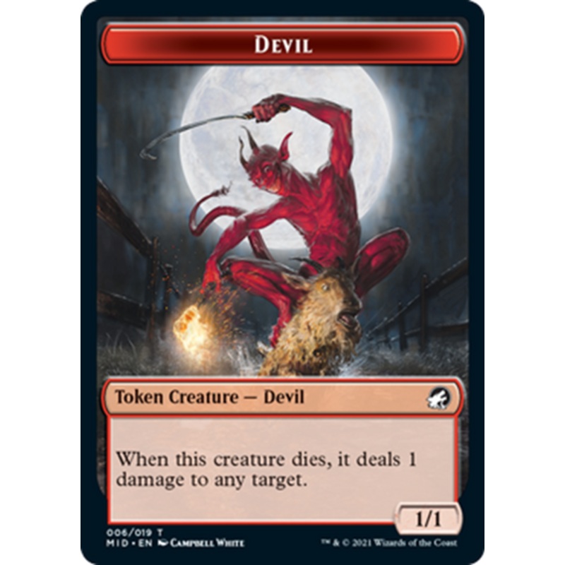 Innistrad: Midnight Hunt - Devil Token | Innistrad: Midnight Hunt