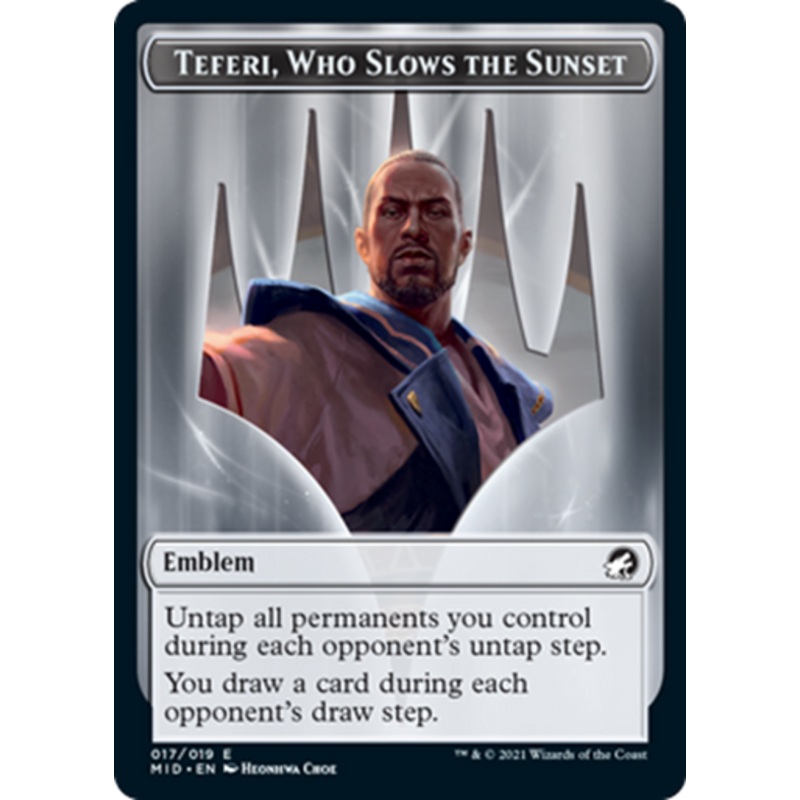 Innistrad: Midnight Hunt - Teferi, Who Slows the Sunset Emblem | Innistrad: Midnight Hunt