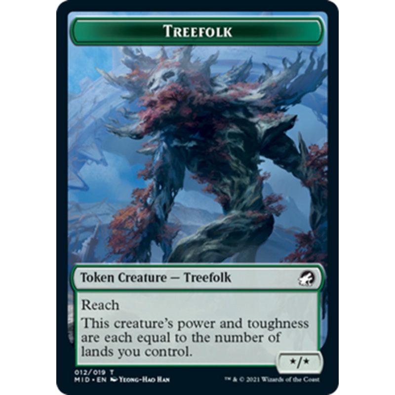 Innistrad: Midnight Hunt - Treefolk Token | Innistrad: Midnight Hunt