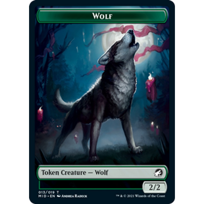 Innistrad: Midnight Hunt - Wolf Token | Innistrad: Midnight Hunt