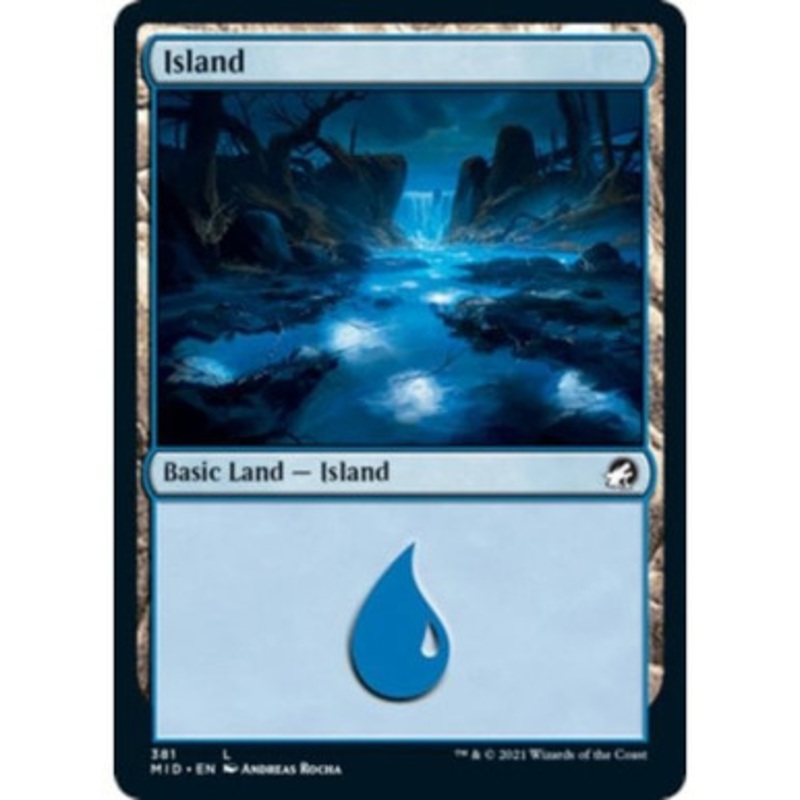 Island (#381) (foil) | Innistrad: Midnight Hunt
