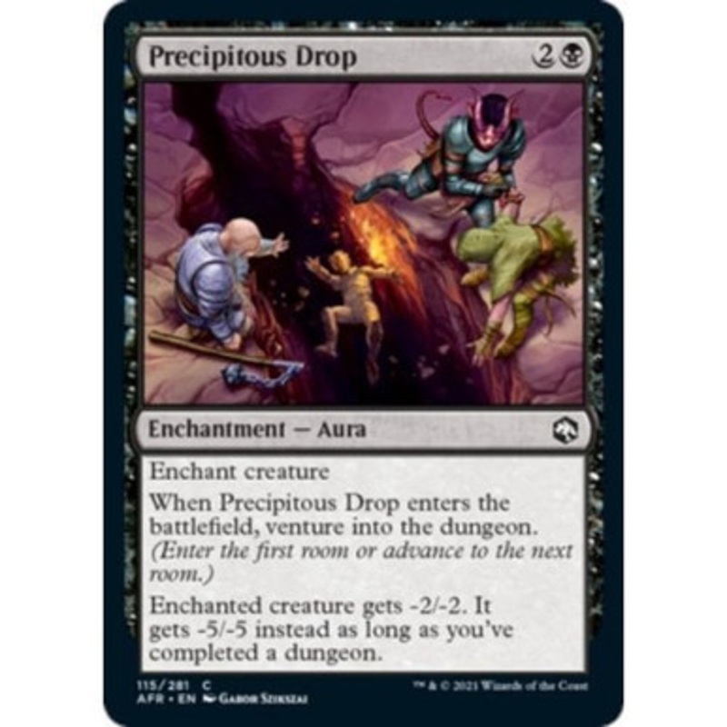 Precipitous Drop (foil) | Adventures in the Forgotten Realms