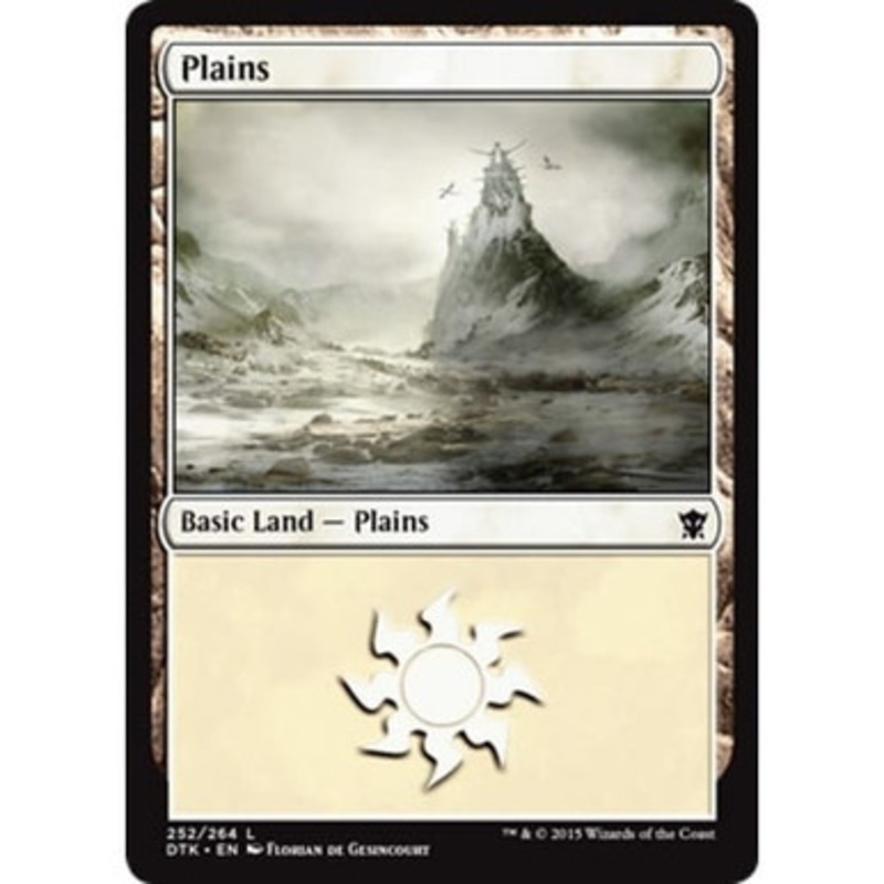 Plains (#252) (foil) | Dragons of Tarkir
