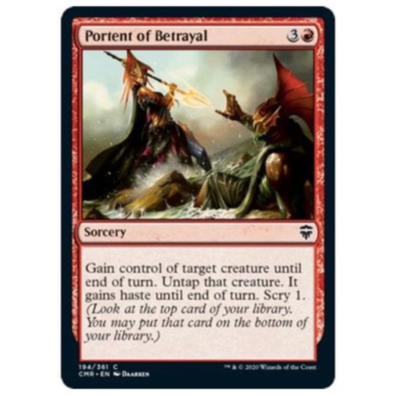 Portent of Betrayal | Commander Legends