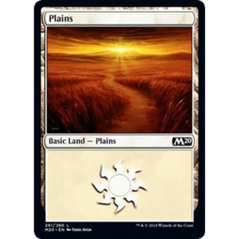 Plains (#261) (foil) | Core Set 2020