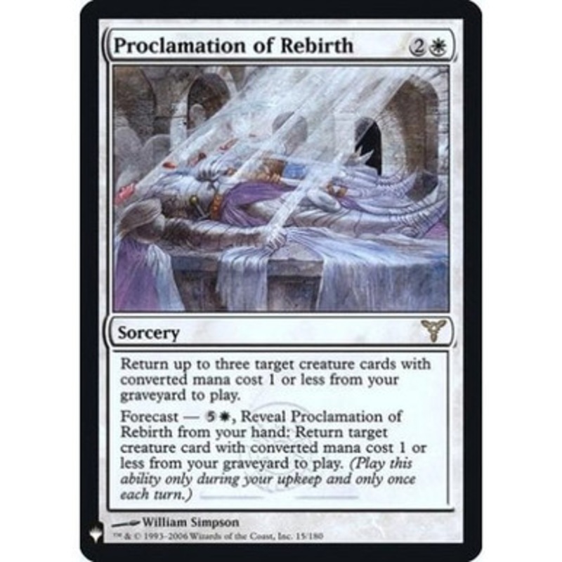 Proclamation of Rebirth (foil) | Mystery Booster