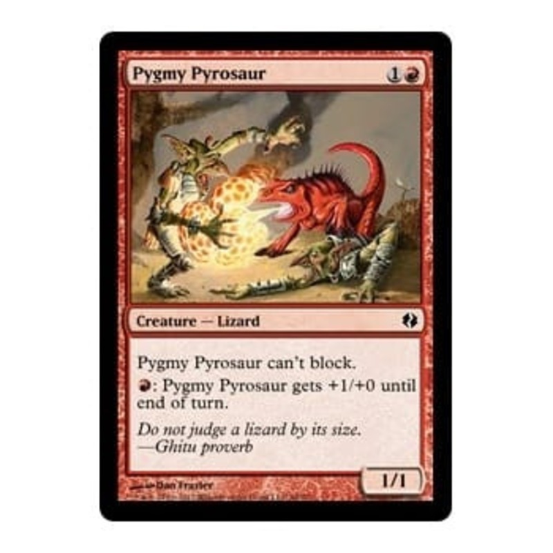 Pygmy Pyrosaur | Duel Decks: Venser vs. Koth
