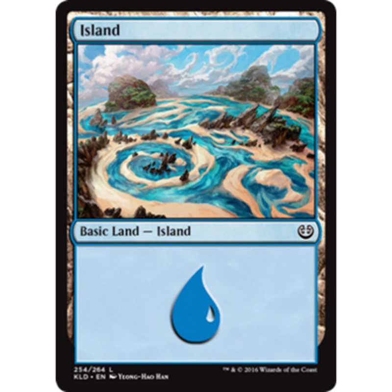 Island (#254) (foil)