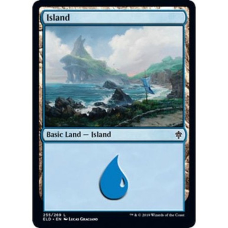 Island (#255) | Throne of Eldraine