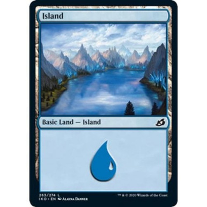 Island (#263) (foil) | Ikoria: Lair of Behemoths
