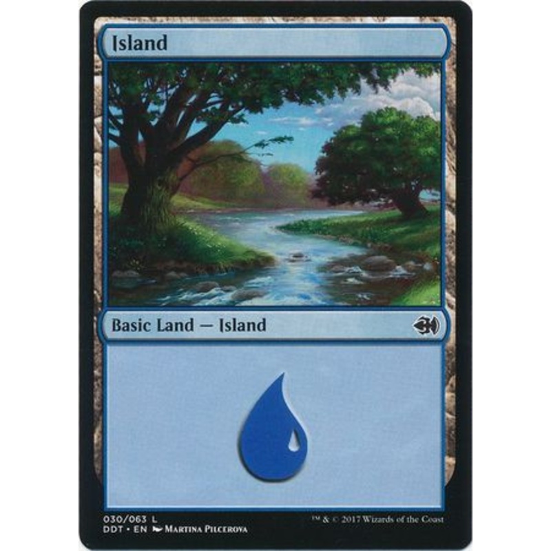 Island (#30) | Duel Decks: Merfolk vs. Goblins