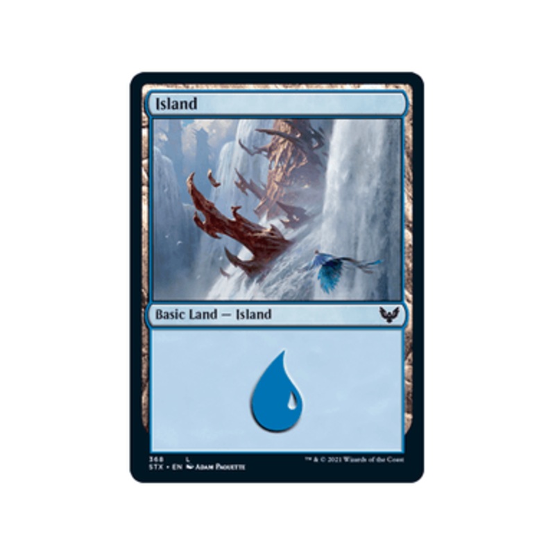 Island (#368) (foil) | Strixhaven: School of Mages