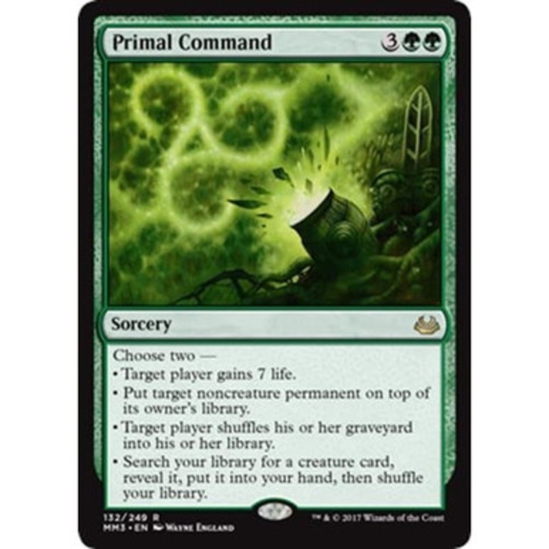Primal Command | Modern Masters 2017 Edition