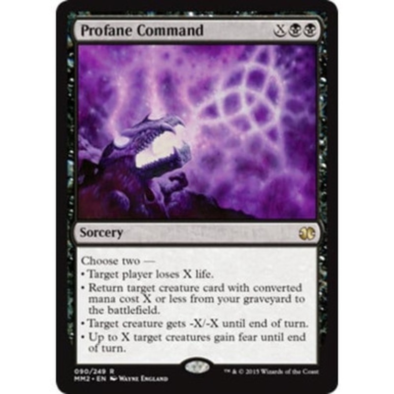 Profane Command (foil) | Modern Masters 2015 Edition